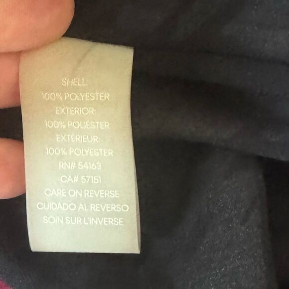 Karl Lagerfeld Paris Houndstooth-Print Chiffon Top Blouse Sz M Office Career - Picture 7 of 9